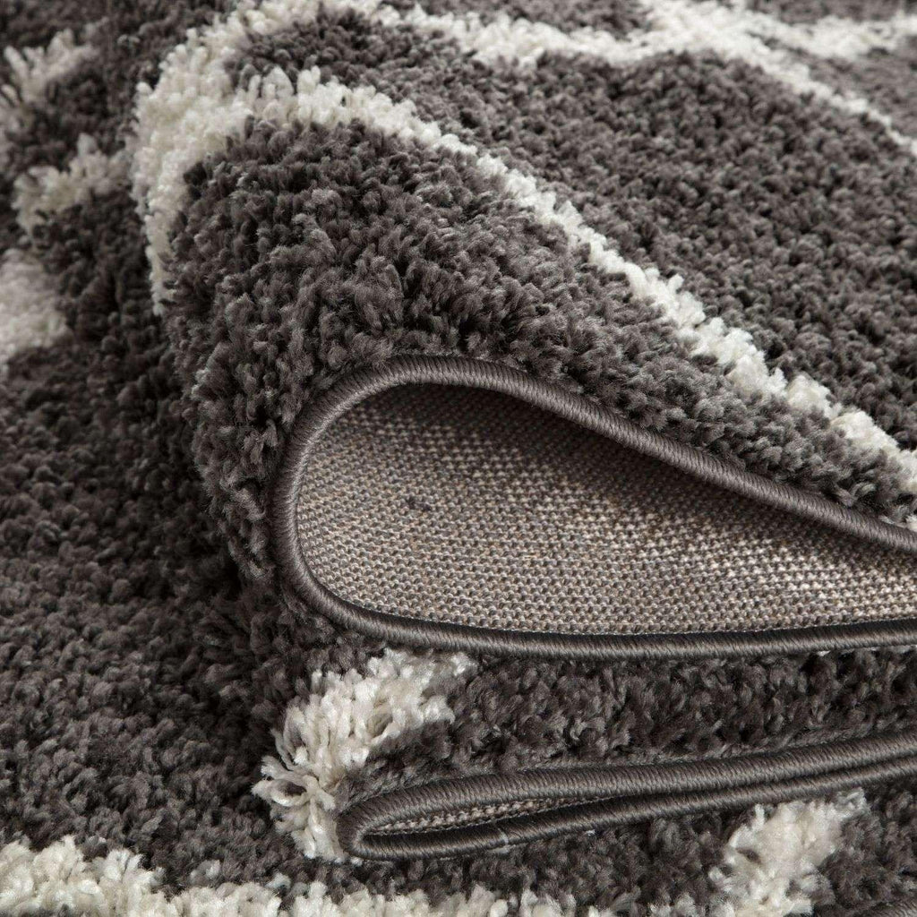 740_Moroccan_Dark_Grey_Shaggy_Rug-6 - Bobobiy