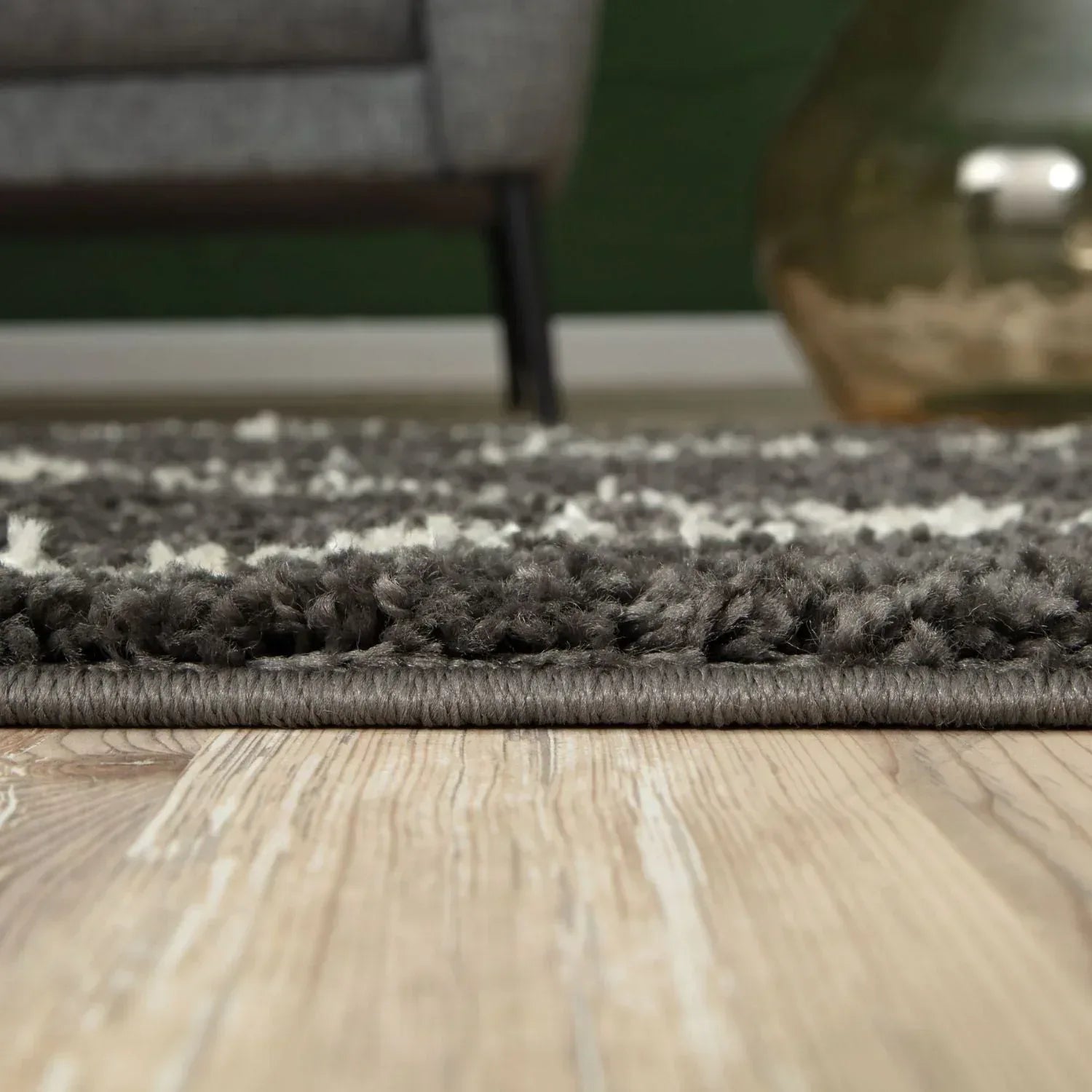 740_Moroccan_Dark_Grey_Shaggy_Rug-8 - Bobobiy