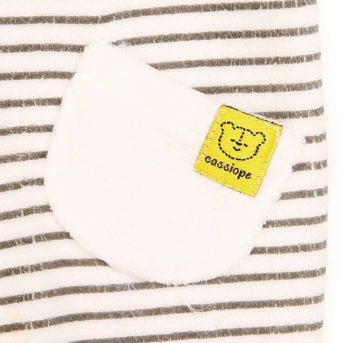 Cassiope Newborn Funny Friend Velvet Footed Jumpsuit - Ecru - Bobobiy