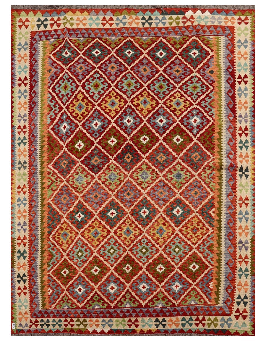 Maimana Afghanistan Kilim Rug - 338 x250 cm - Handmade