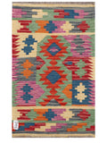 Maimana Afghanistan Kilim Rug - 98 x 59 cm - Handmade
