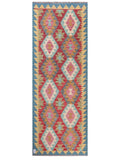 Maimana Afghanistan Kilim Rug - 238 x 82 cm - Handmade