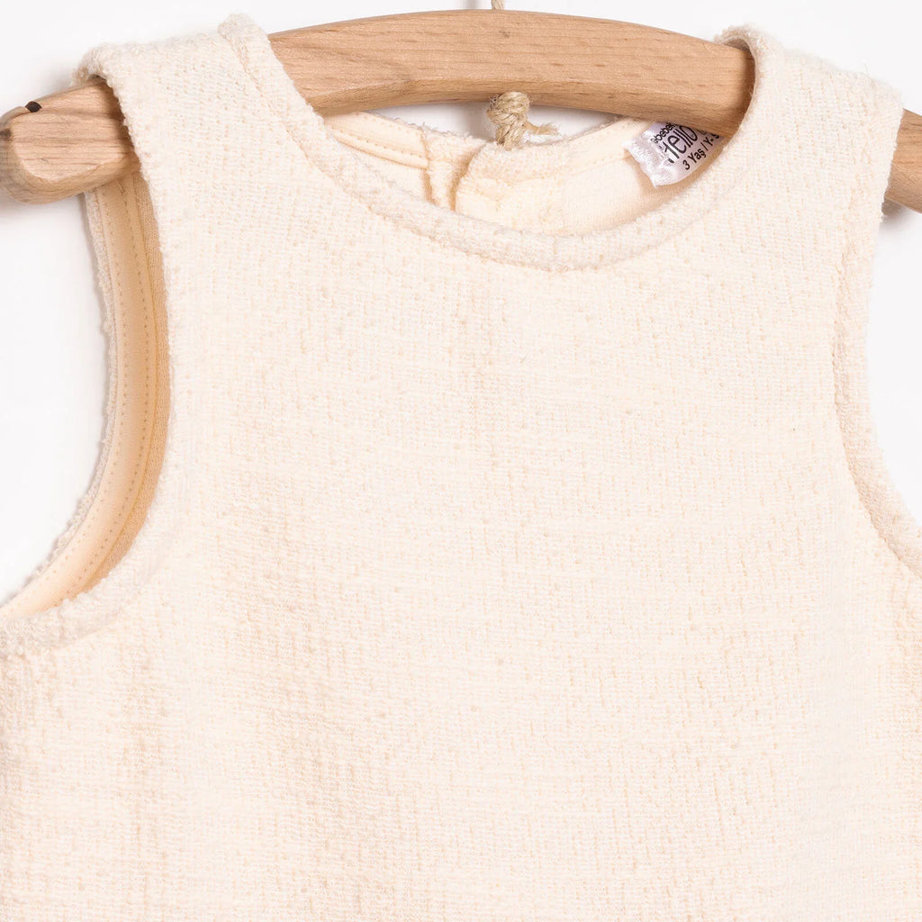 HelloBaby Baby Girl Dress - Ecru