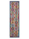 Maimana Afghanistan Kilim Runner - 298 x 79 cm - Handmade