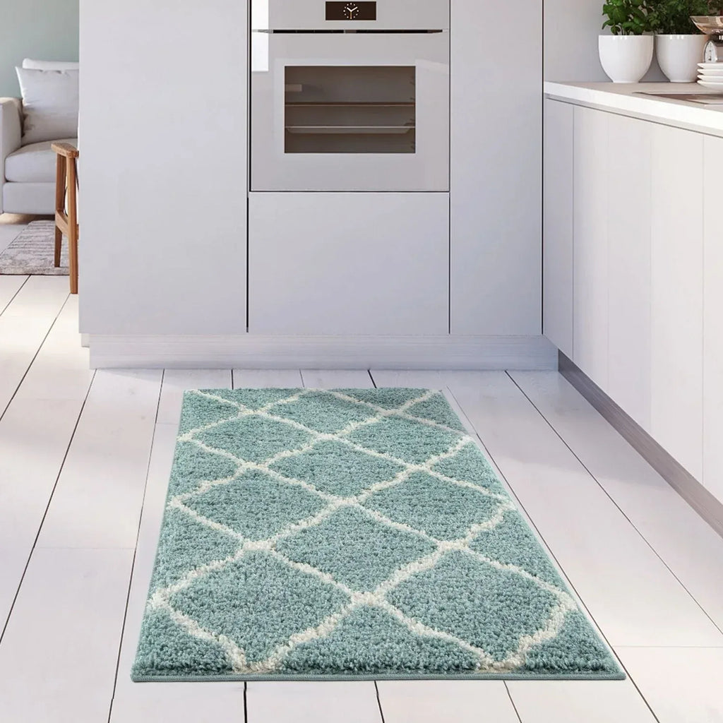 750_Moroccan_Duck_Egg_Blue_Shaggy_Rug-21 - Bobobiy