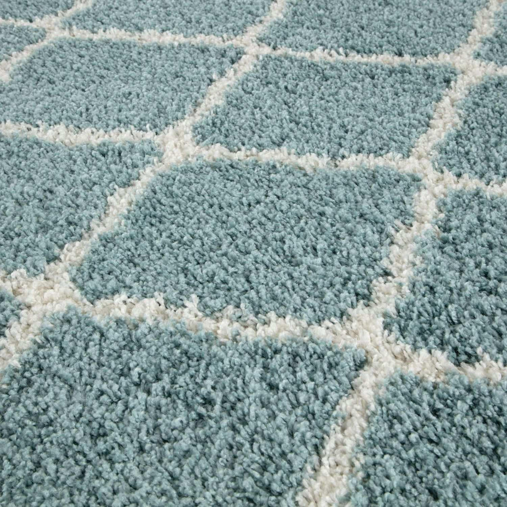 750_Moroccan_Duck_Egg_Blue_Shaggy_Rug-5 - Bobobiy