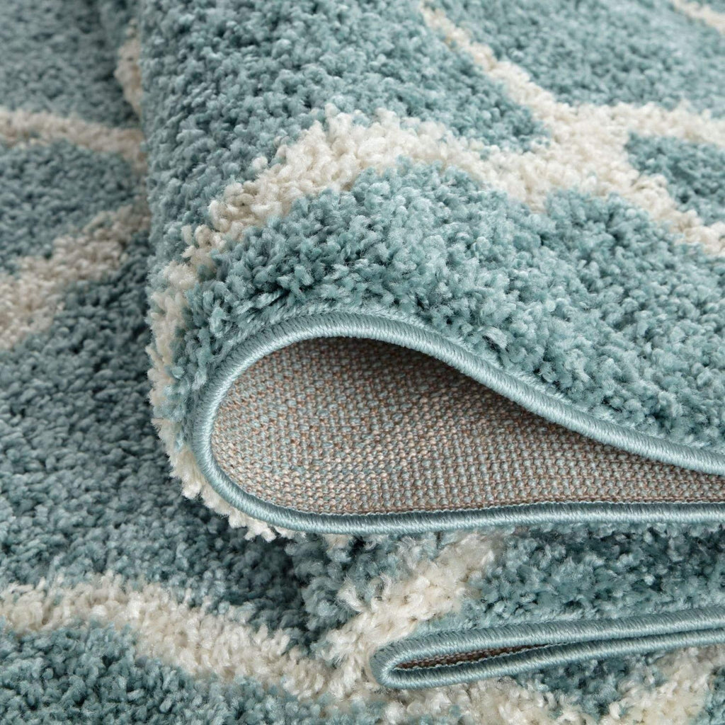 750_Moroccan_Duck_Egg_Blue_Shaggy_Rug-6 - Bobobiy