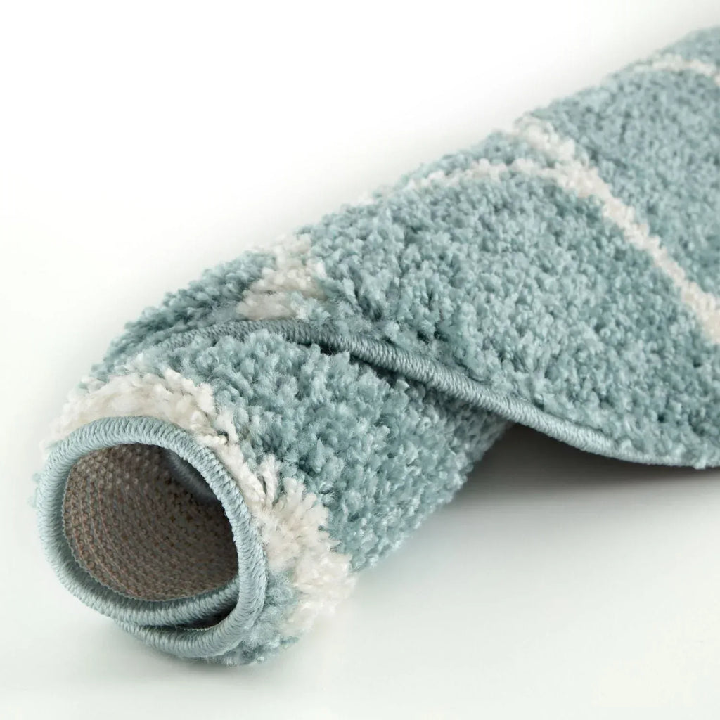 750_Moroccan_Duck_Egg_Blue_Shaggy_Rug-8 - Bobobiy