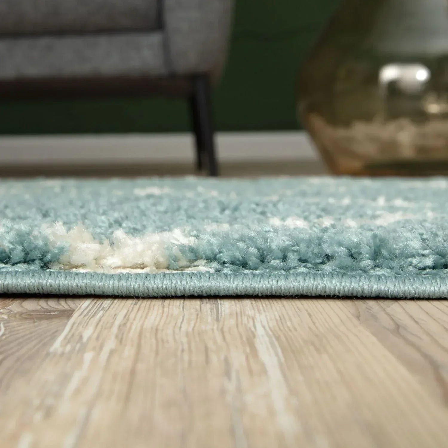 750_Moroccan_Duck_Egg_Blue_Shaggy_Rug-9 - Bobobiy