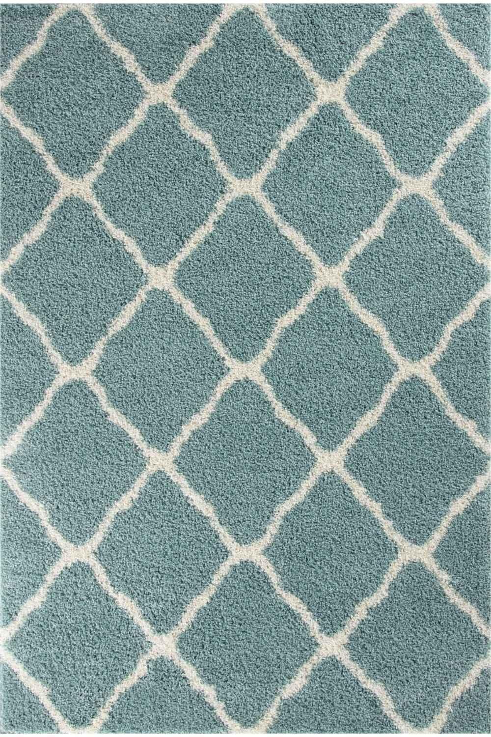 750_Moroccan_Duck_Egg_Blue_Shaggy_Rug - Bobobiy