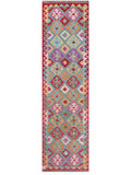 Maimana Afghanistan Kilim Runner - 292 x 80 cm - Handmade