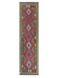 Maimana Afghanistan Kilim Runner - 296 x 78 cm - Handmade