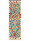 Maimana Afghanistan Kilim Rug - 201 x65 cm - Handmade
