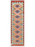Maimana Afghanistan Kilim Rug - 209 x61 cm - Handmade