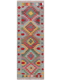 Maimana Afghanistan Kilim Rug - 209 x75 cm - Handmade
