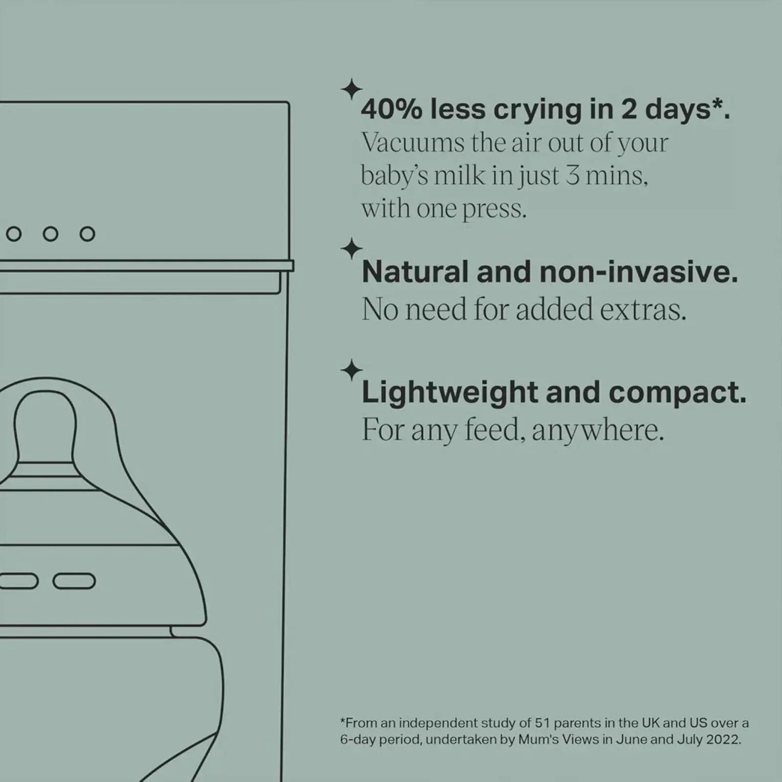 Tommee Tippee Colic Soothe Milk Air Remover - Bobobiy