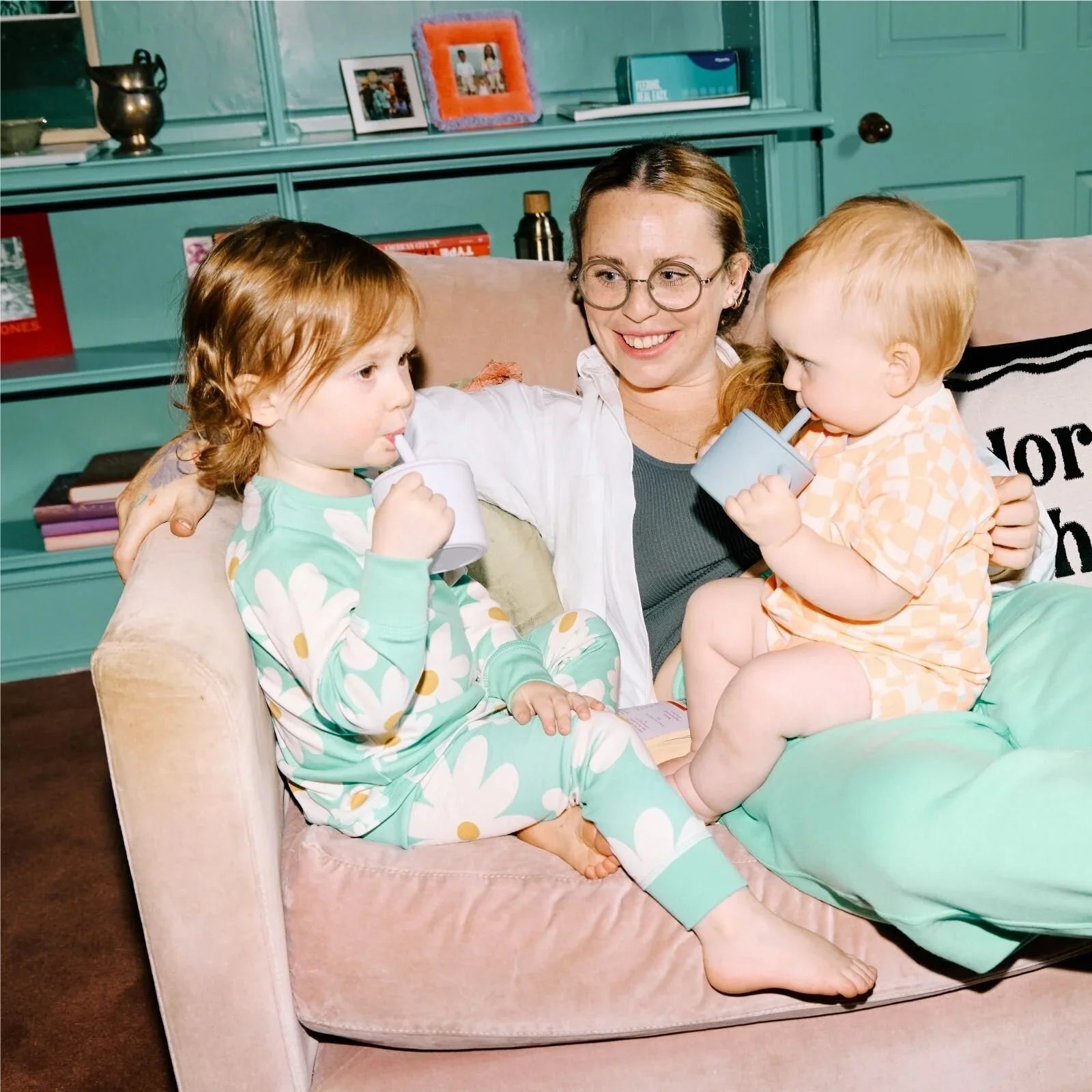 Pippeta Silicone Cup with Straw - Ash Rose