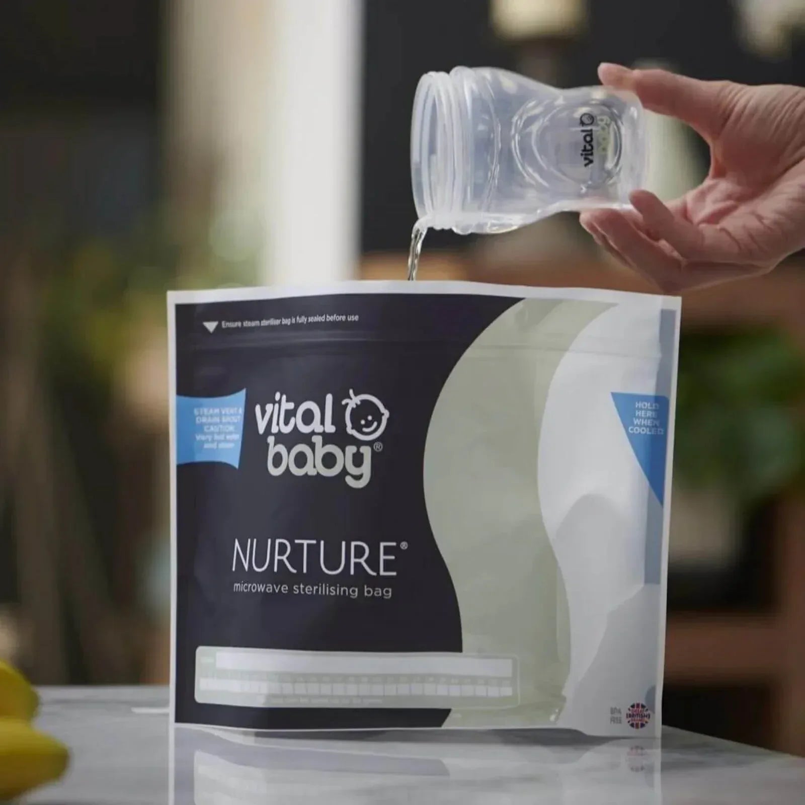 Vital Baby Nurture Microwave Sterilising Bags 5 pcs - Bobobiy