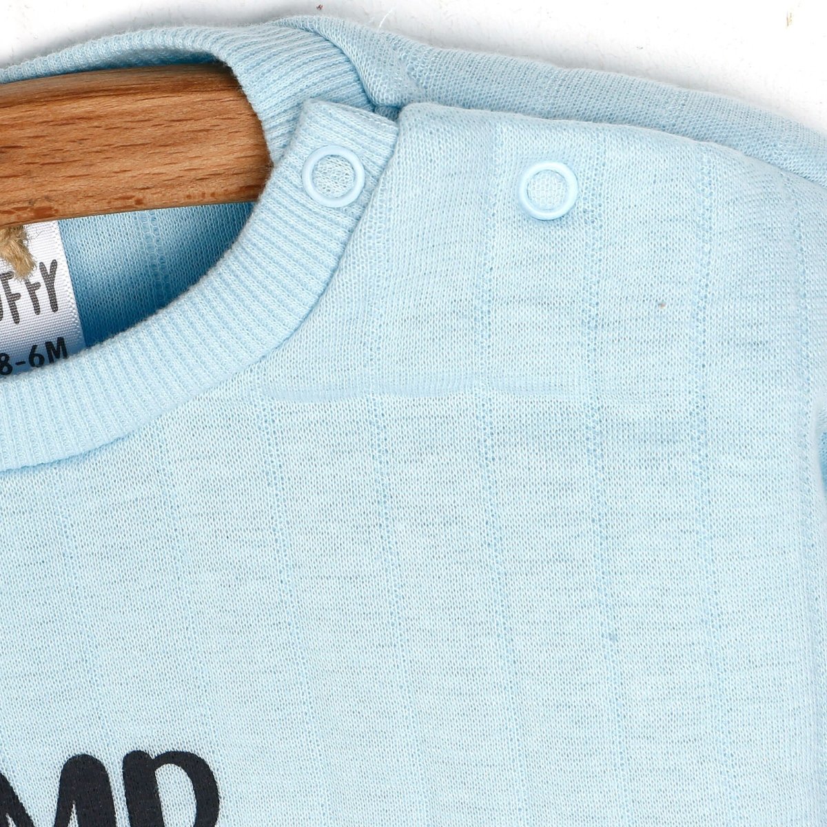 Tuffy Sweatshirt- Footless Bottom - Light Blue