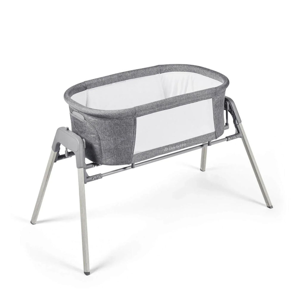 Ickle Bubba Drift Gliding Crib - Ash Grey