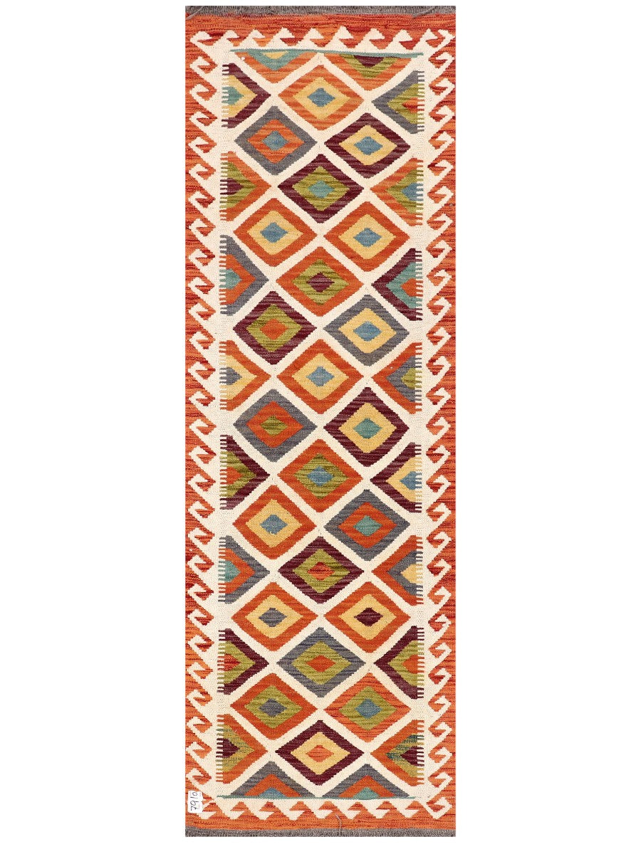 Maimana Afghanistan Kilim Rug - 215 x70 cm - Handmade