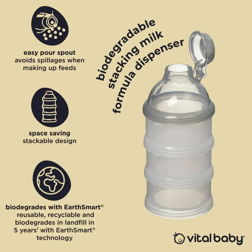 Vital Baby Nurture Stacking Milk Formula Dispenser - Bobobiy