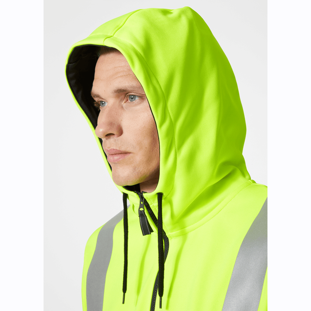 Helly Hansen 79259 Addvis Hi-Vis Zip Hoodie Sweatshirt