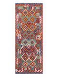 Maimana Afghanistan Kilim Rug - 198 x77 cm - Handmade