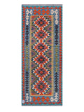 Maimana Afghanistan Kilim Rug - 196 x79 cm - Handmade
