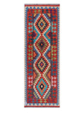 Maimana Afghanistan Kilim Rug - 202 x72 cm - Handmade