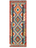 Maimana Afghanistan Kilim Rug - 187 x68 cm - Handmade
