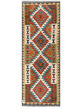 Maimana Afghanistan Kilim Rug - 201 x73 cm - Handmade