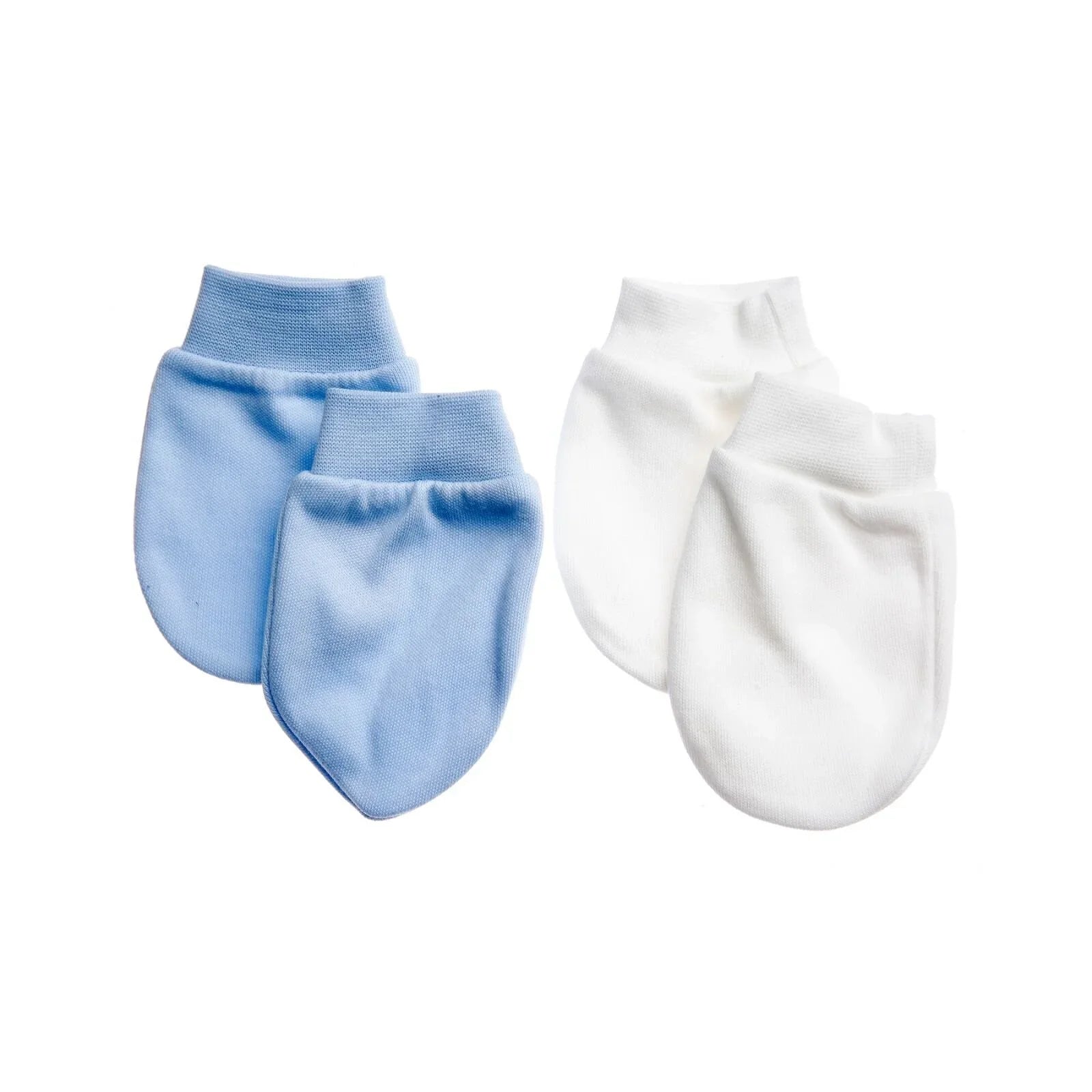 HelloBaby Baby Rib Gloves Interlock 2 pcs - Multicolour