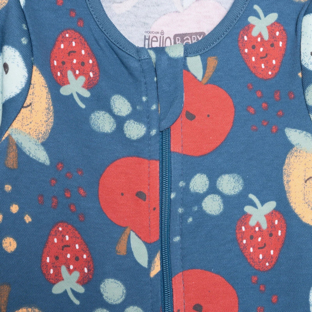 HelloBaby Newborn Jumpsuit - Dark Blue