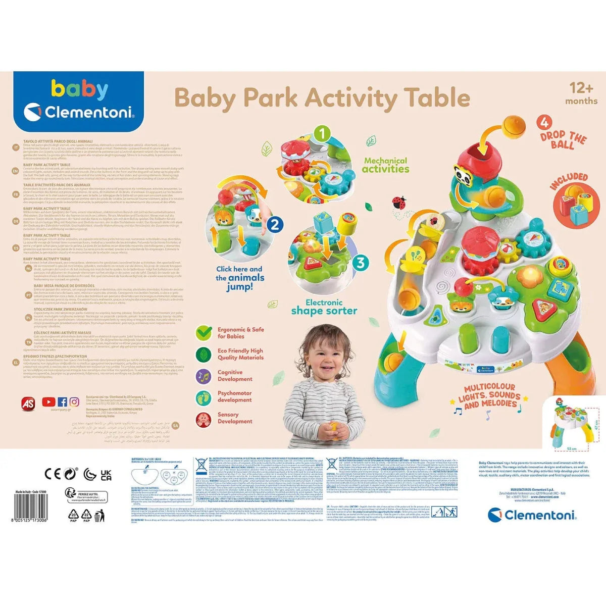 Clementoni Touch Discover & Play Sensory Table