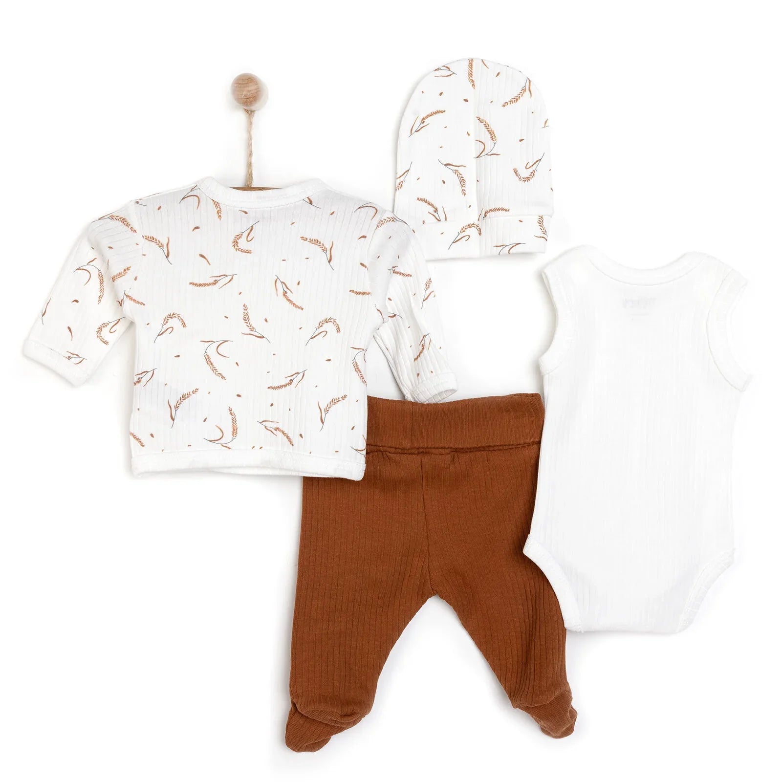 Tiffany Baby Girl Premature Set - Ecru