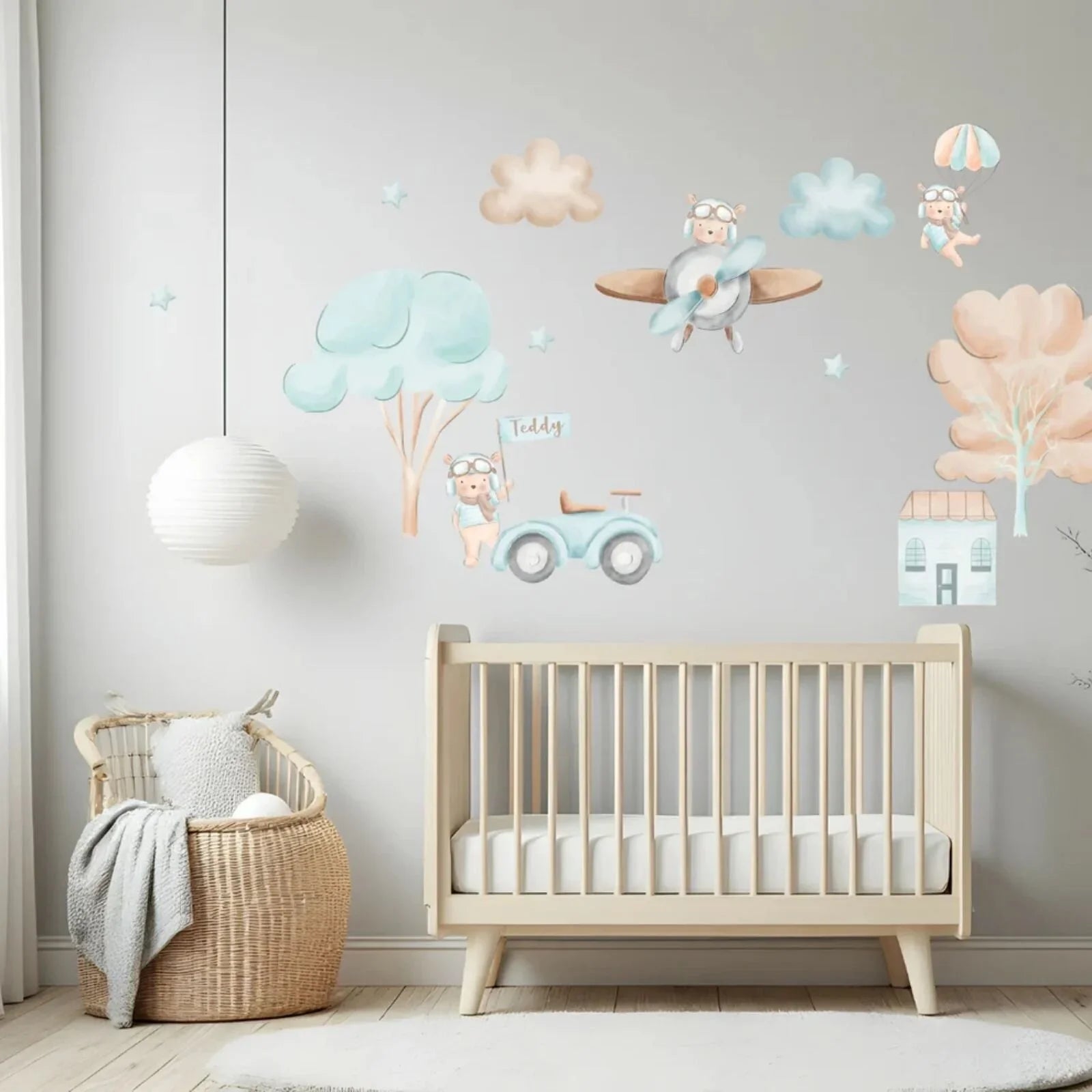 Live Vida Teddy Adventures Large Wall Stickers