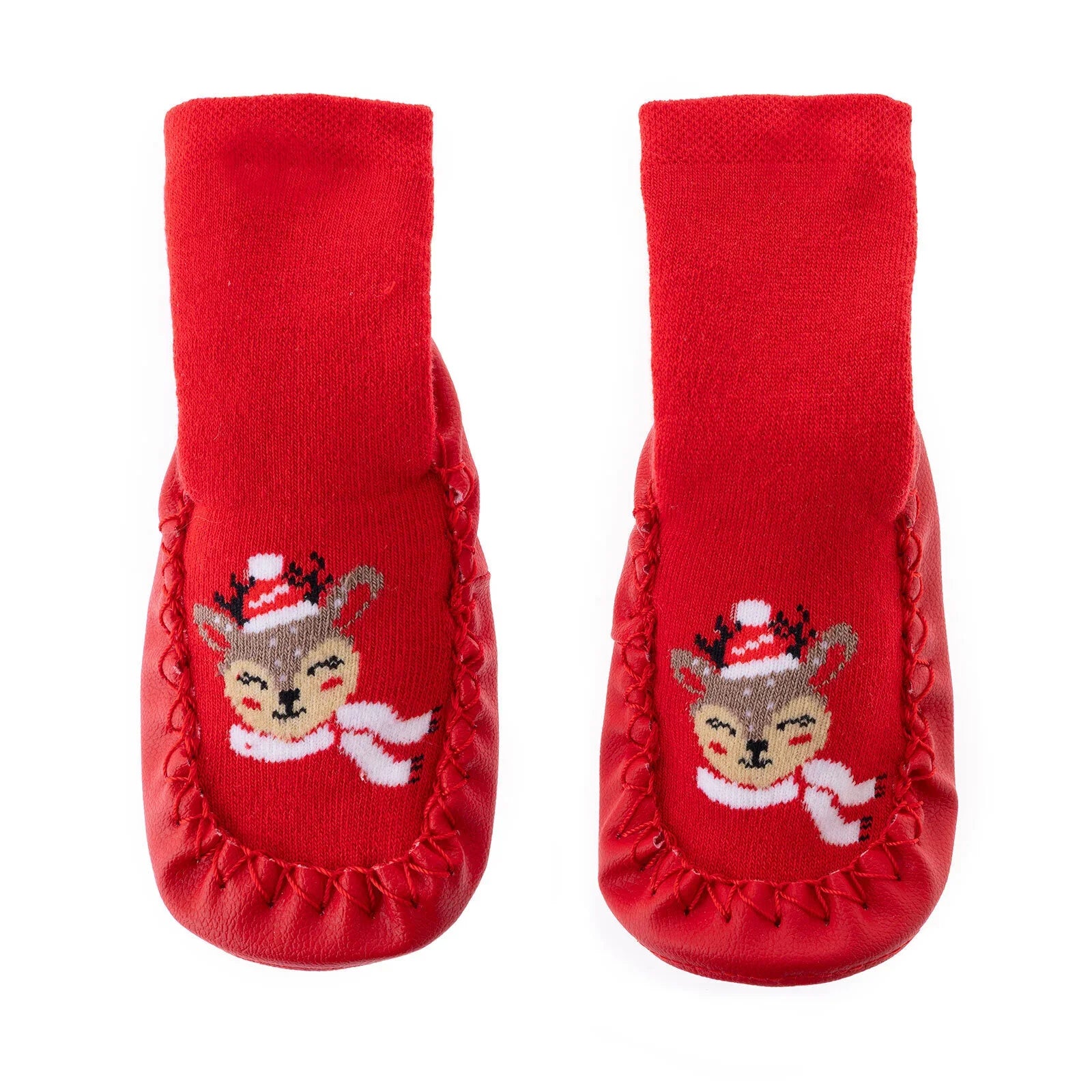 HelloBaby Rattle Socks - Red