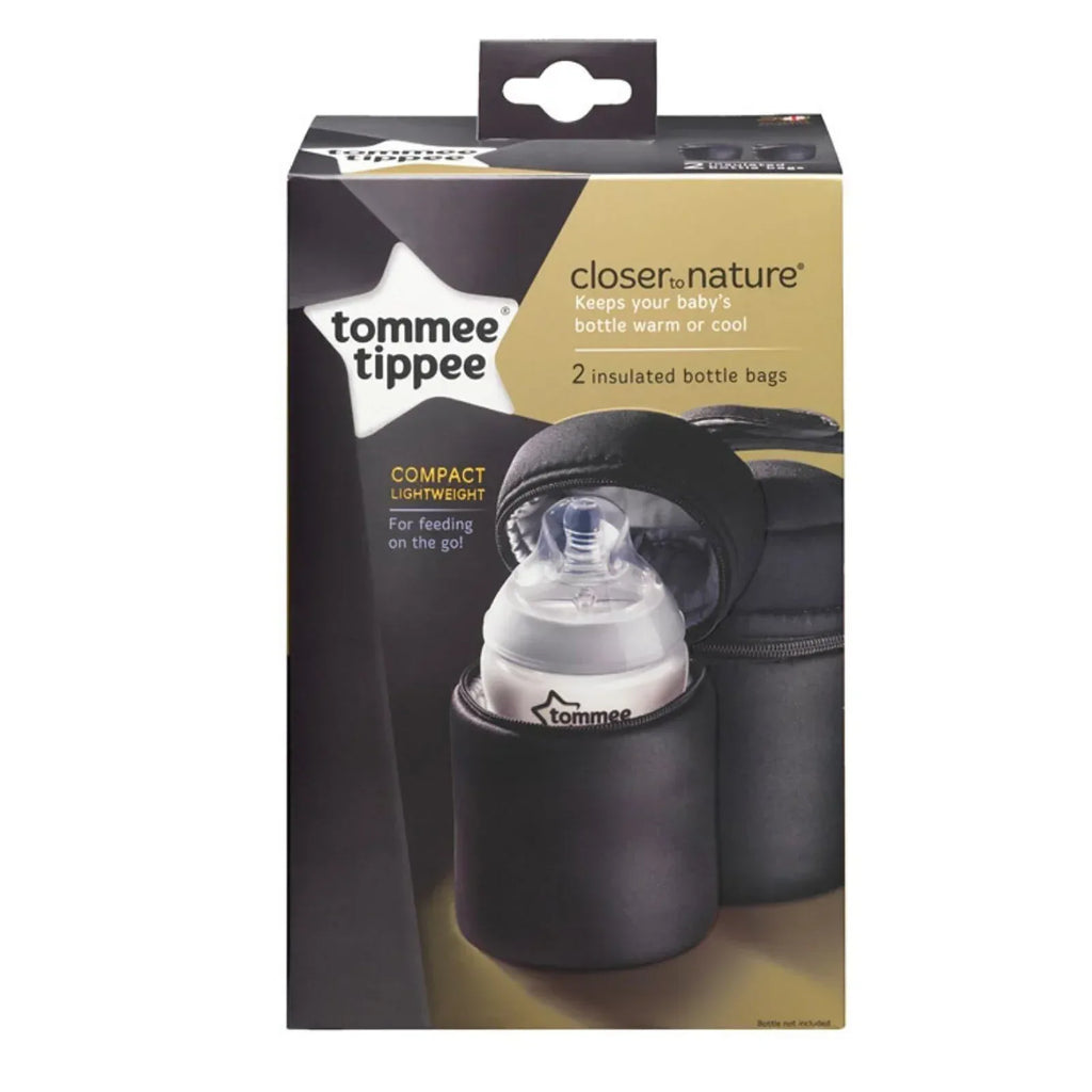 Tommee Tippee Closer to Nature Insulated Bottle Bags Pack of 2