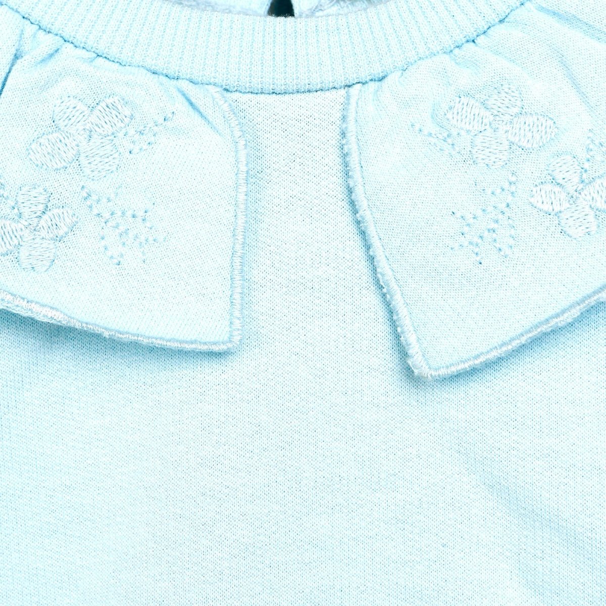 Tuffy Sweatshirt Collared - Footless Bottom - Light Blue