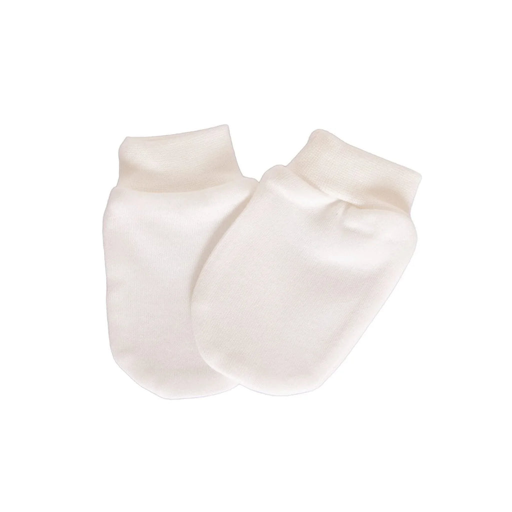 HelloBaby Newborn Striped-Straight Mittens - Blue