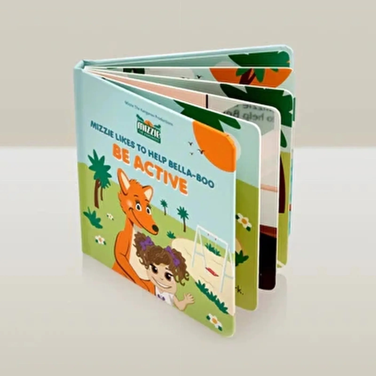 Mizzie the Kangaroo Be Active Touch & Feel Book - Bobobiy