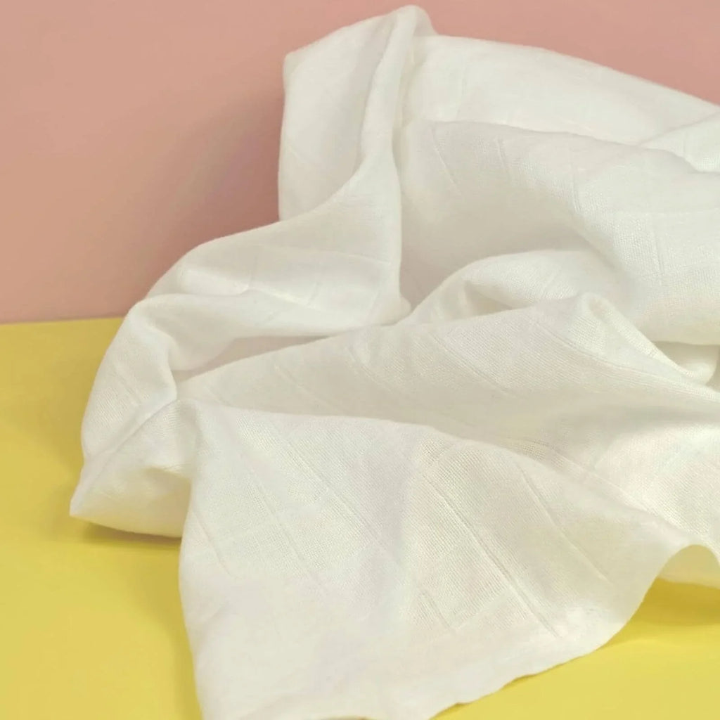 MuslinZ Bamboo/Organic Cotton Muslin Set - White