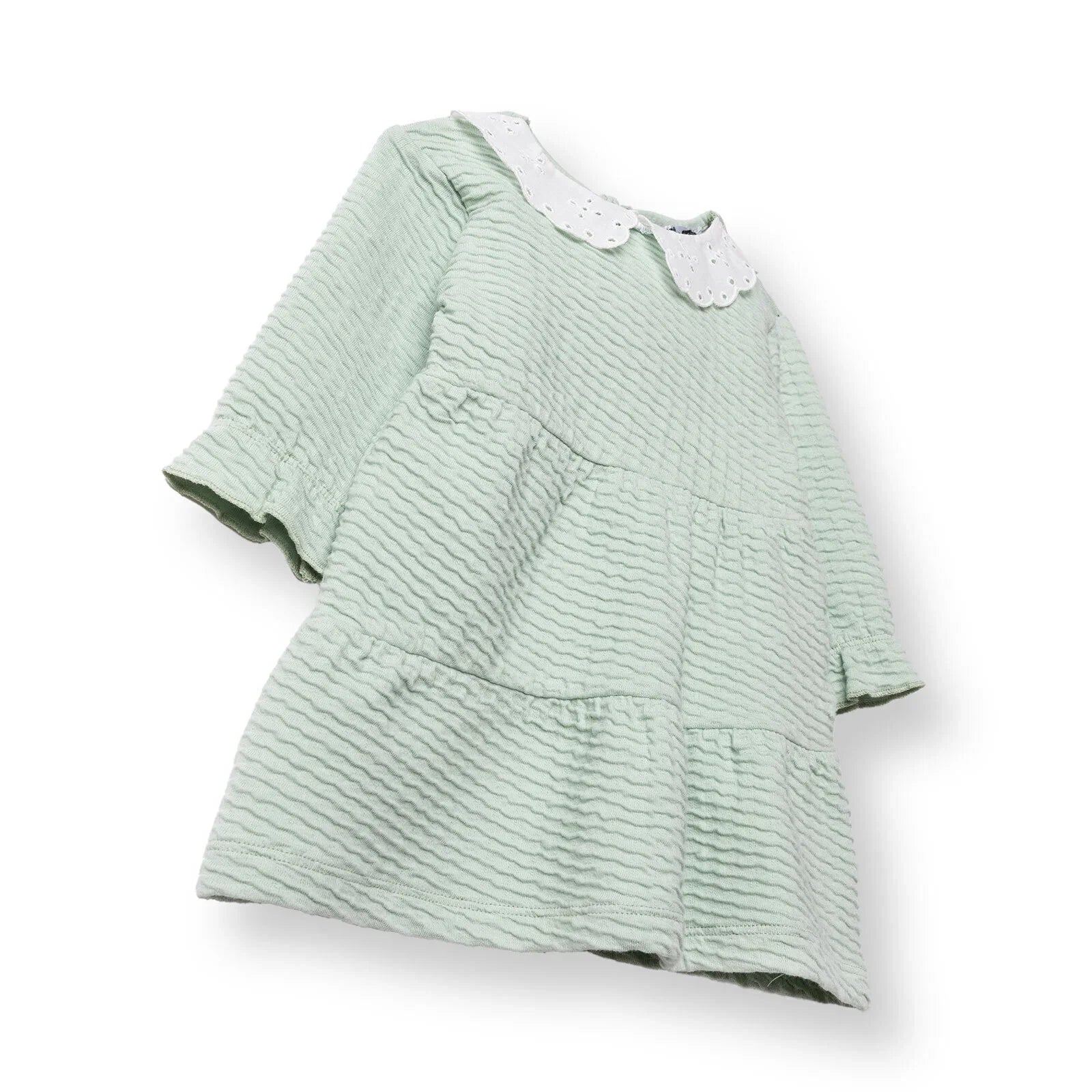 HelloBaby Winter Cherry Dress - Green