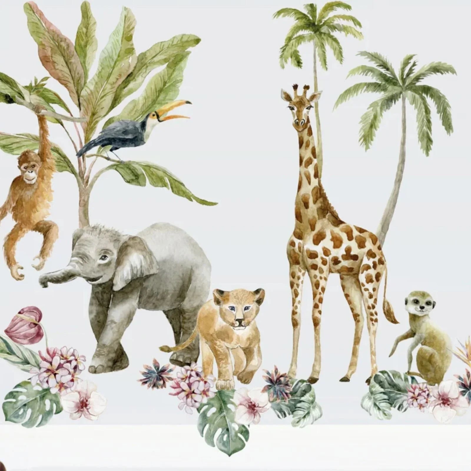 Live Vida Tropical Giraffe Large Wall Stickers