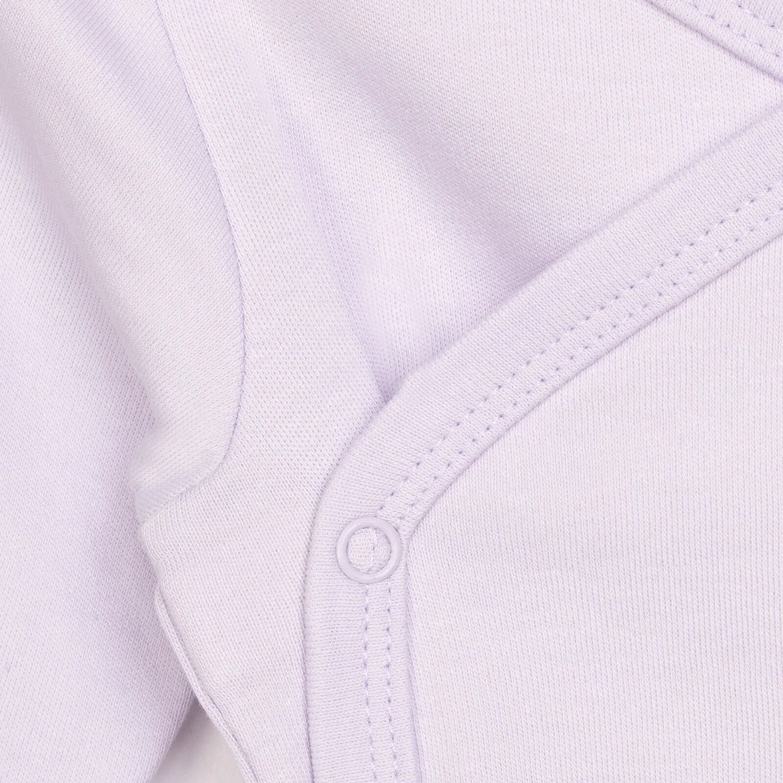 HelloBaby Newborn Organic Wrapover Top-Hat - Purple