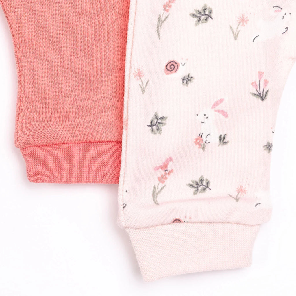 HelloBaby Girl 2 Piece Footles Bottom - Coral