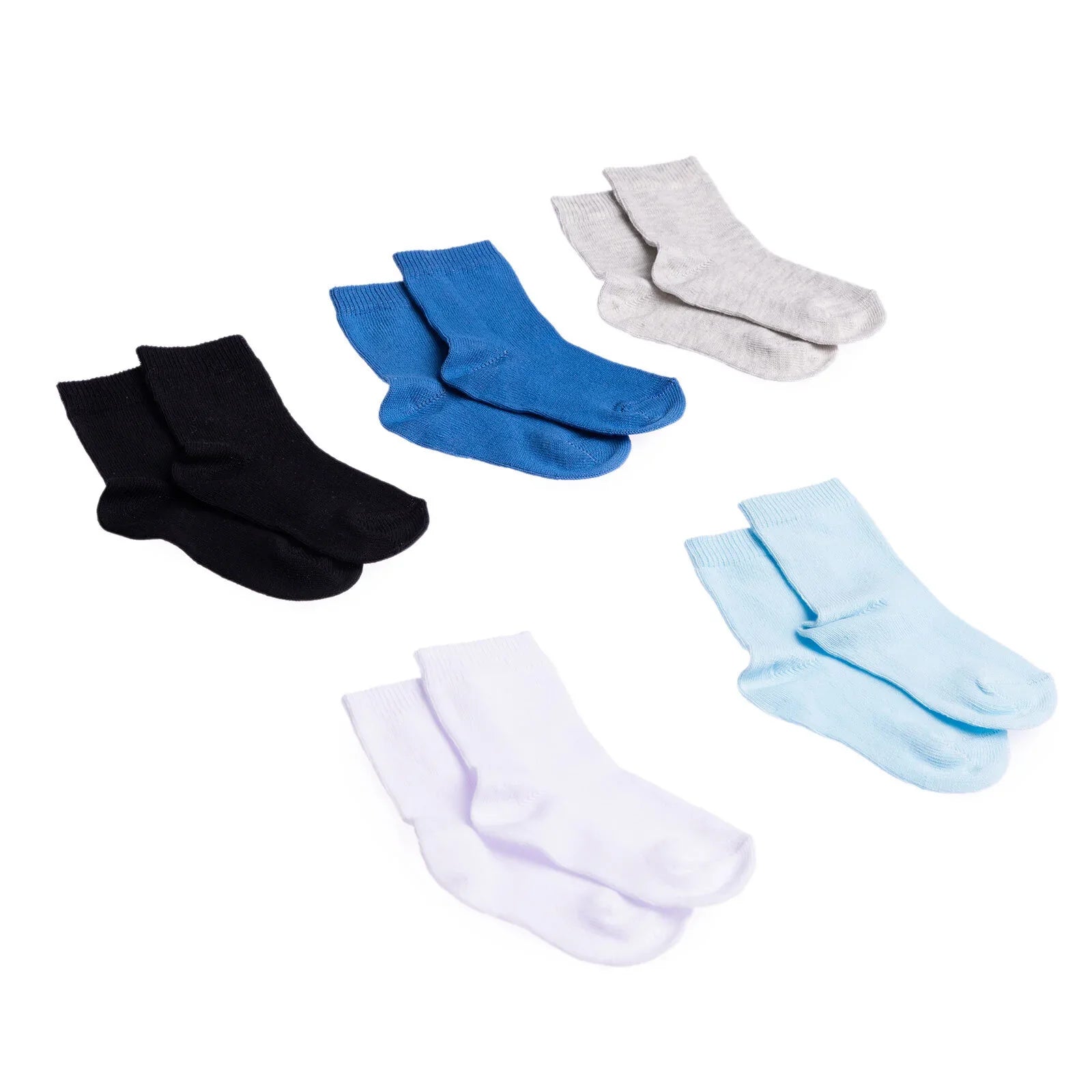HelloBaby Baby Boy Socks 5 pcs - Blue