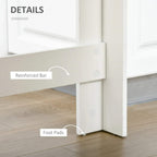Bar table base detail with reinforced support bar and foot pads
