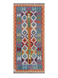 Maimana Afghanistan Kilim Rug - 193 x87 cm - Handmade